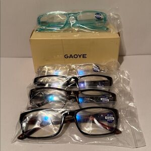 Gaoye Reading Glasses With Blue Light Protection +1.25